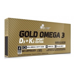 OLIMP GOLD OMEGA 3 D3 + K2 SPORT EDITION - 60 caps