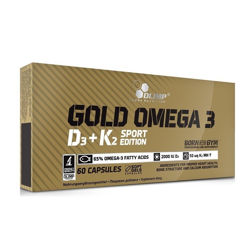 OLIMP GOLD OMEGA 3 D3 + K2 SPORT EDITION - 60 caps