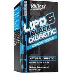 NUTREX RESEARCH LIPO 6 BLACK DIURETIC - 80 caps