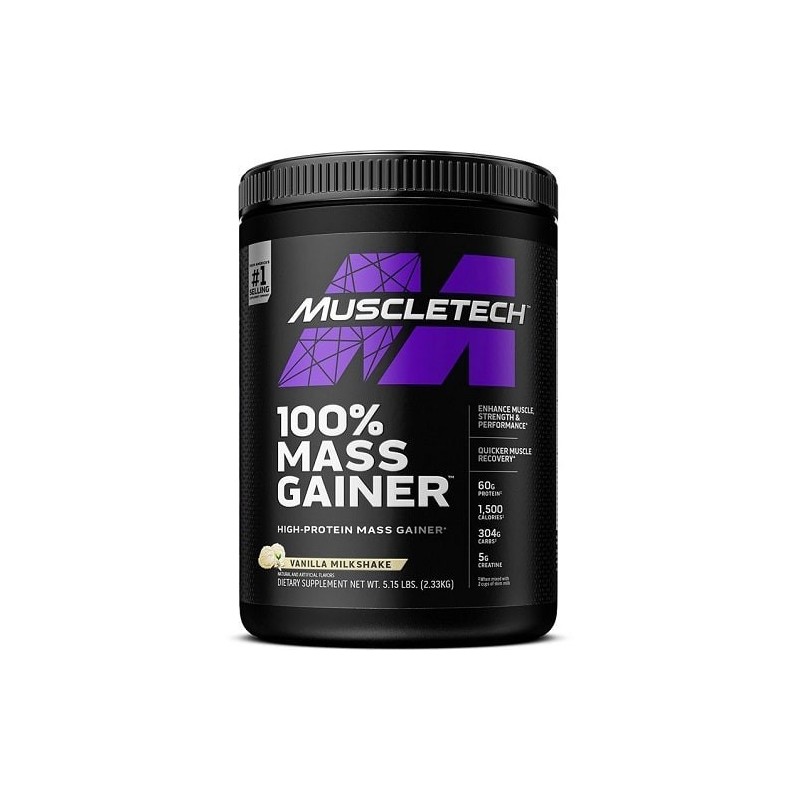 MUSCLETECH 100% MASS GAINER - 2330 g